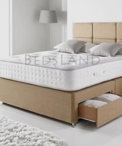 Crushed Velvet Divan Bed With Mattress Bedsland Furniture