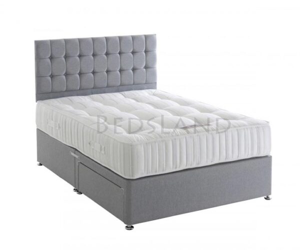 divan beds - king size - double - super king size - velvet - silver - grey - storage - drawers
