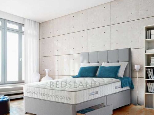 beds for sale with mattress, grey suede divan bed - double divan bed - divan bed base - divan storage base