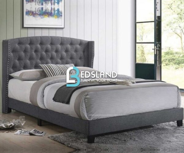 Crushed Velvet Sleigh Beds