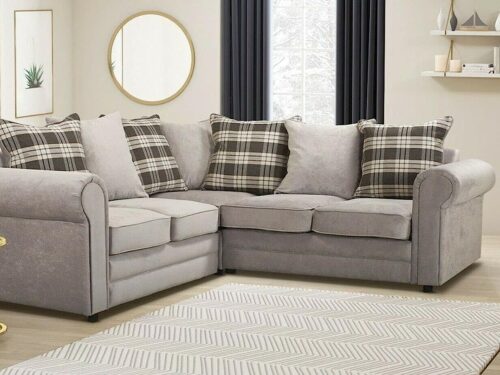 Light Grey Corner 2C2 Seater Sofa