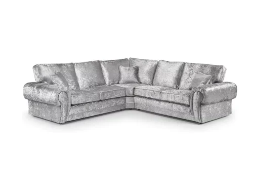 silver Corner Sofa