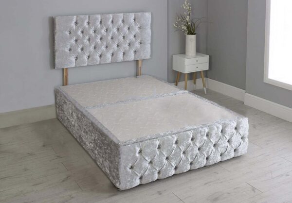 Velvet Chesterfield Divan Base