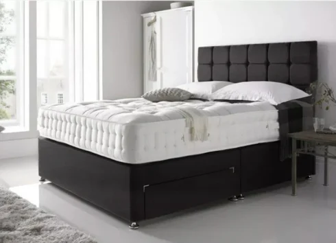 Black Bed With Headboard